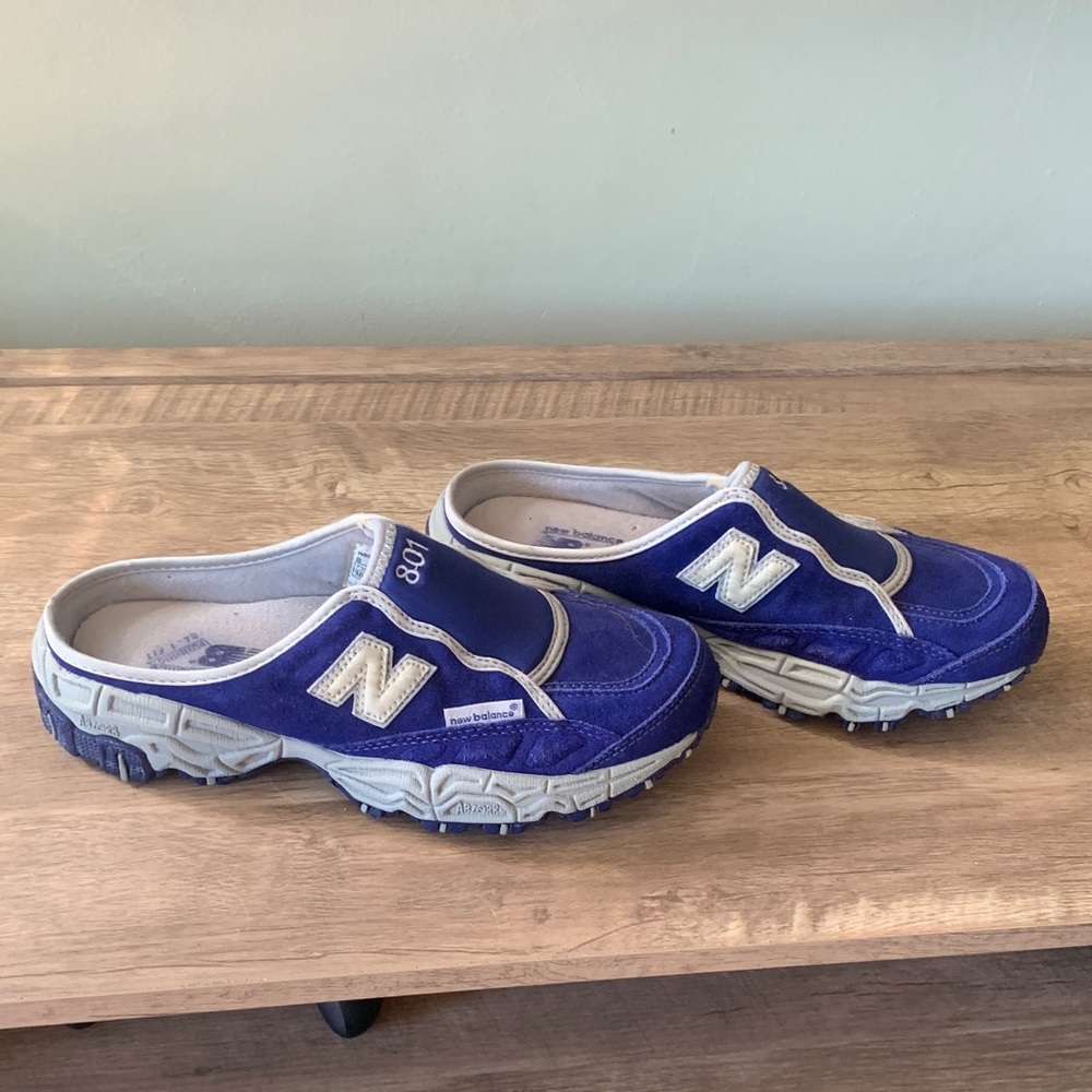 New Balance Women's Blue Slip-On Sneakers
